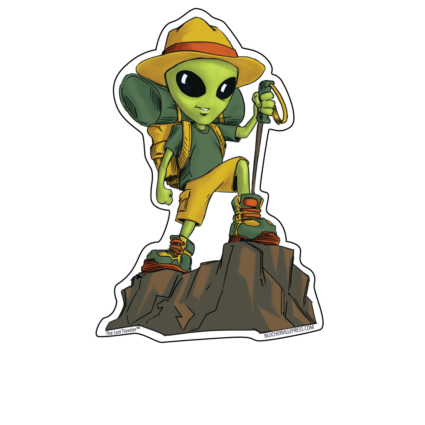 The Peak Bagger Sticker