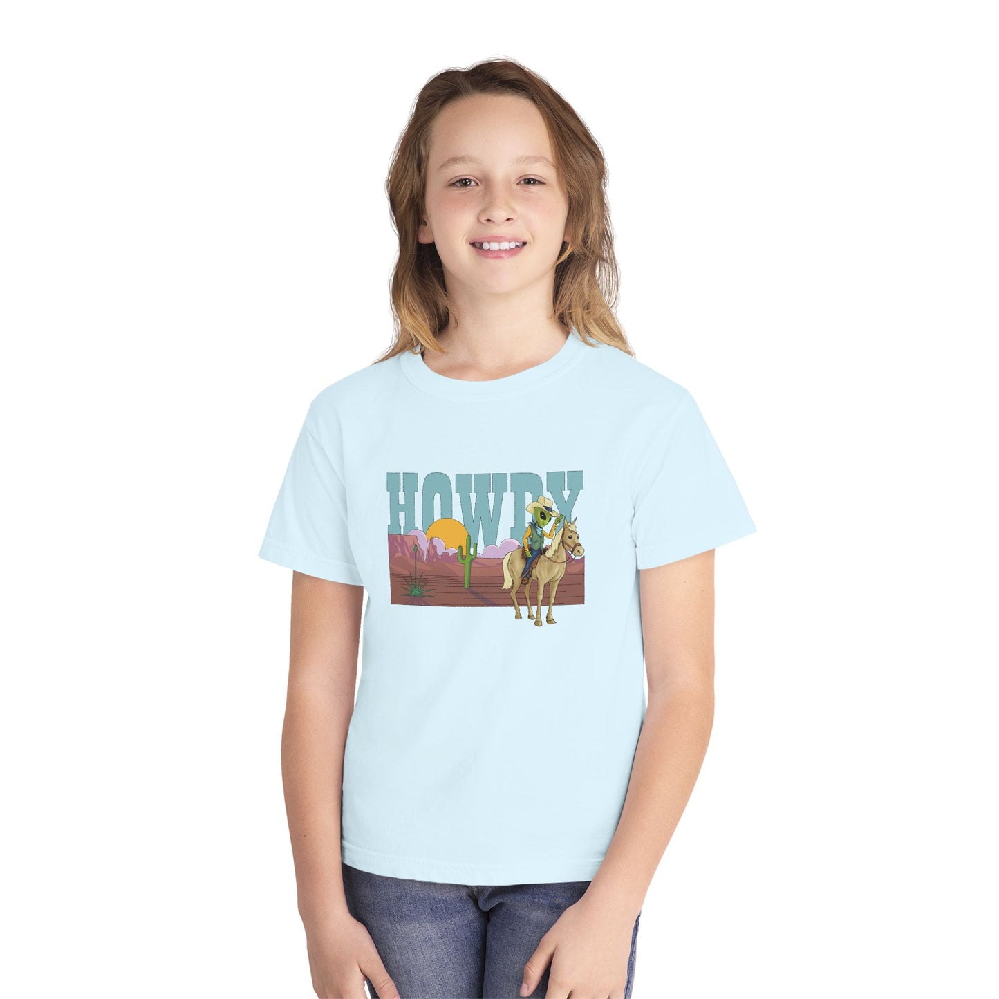 Howdy Comfort Colors Youth Tee