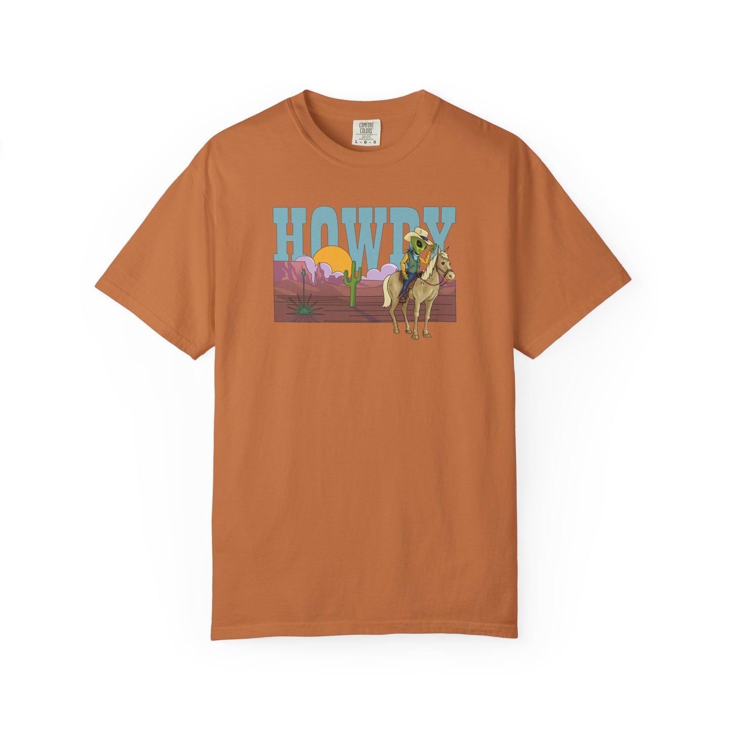 HOWDY Alien Cowboy Tee