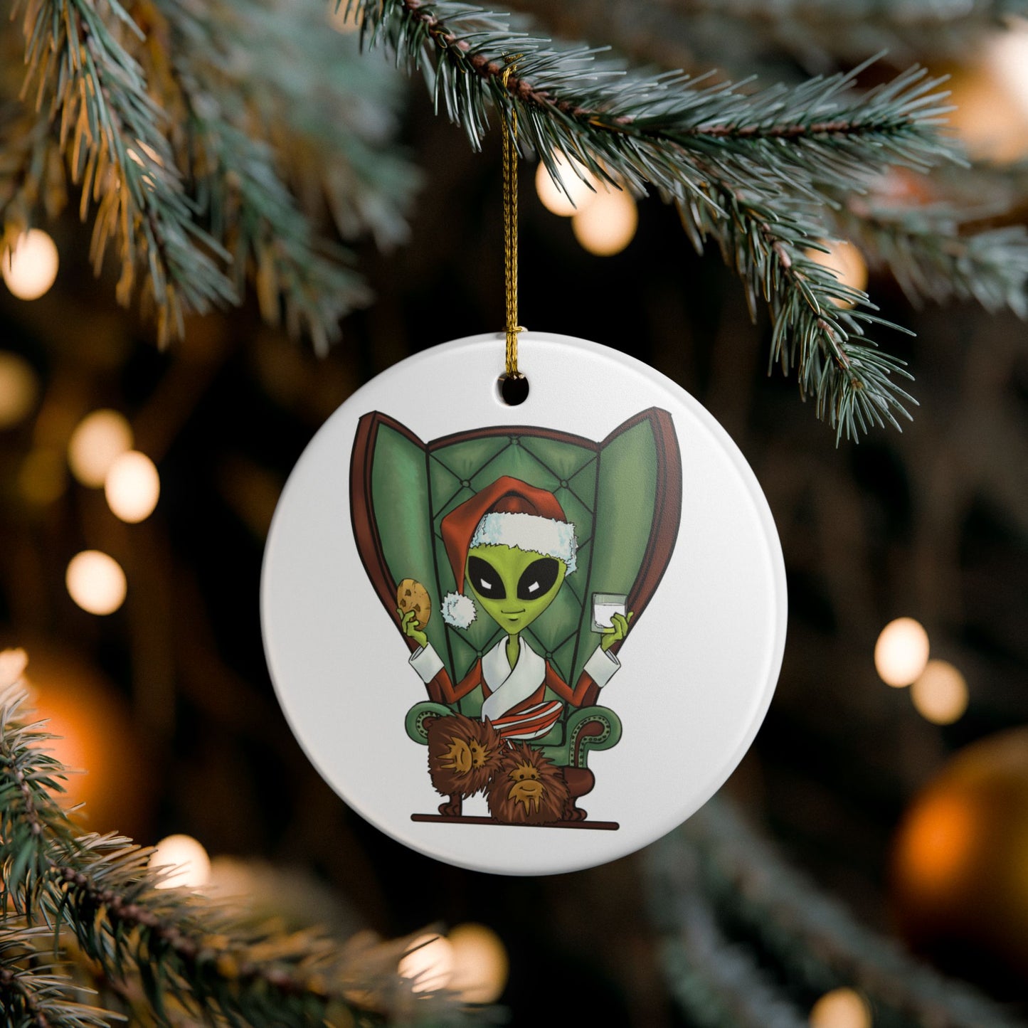 Fine Christmas Ceramic Ornament