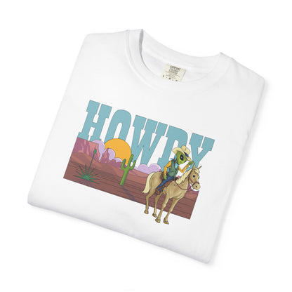 HOWDY Alien Cowboy Tee
