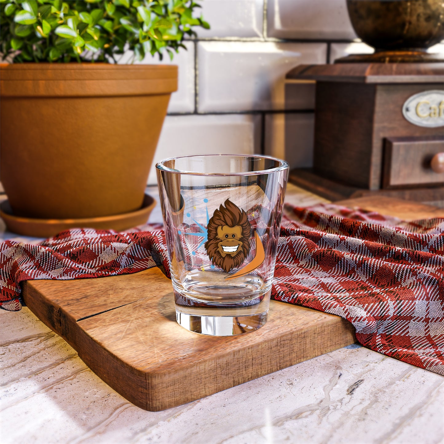 Squatch Moon Shot Glass, 1.5oz