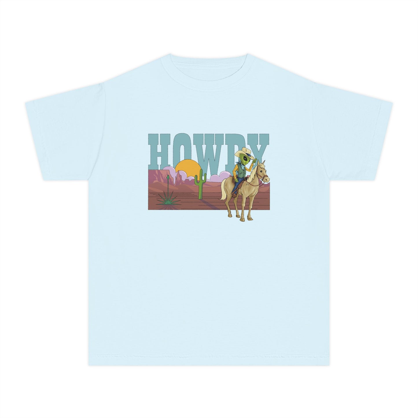 Howdy Comfort Colors Youth Tee
