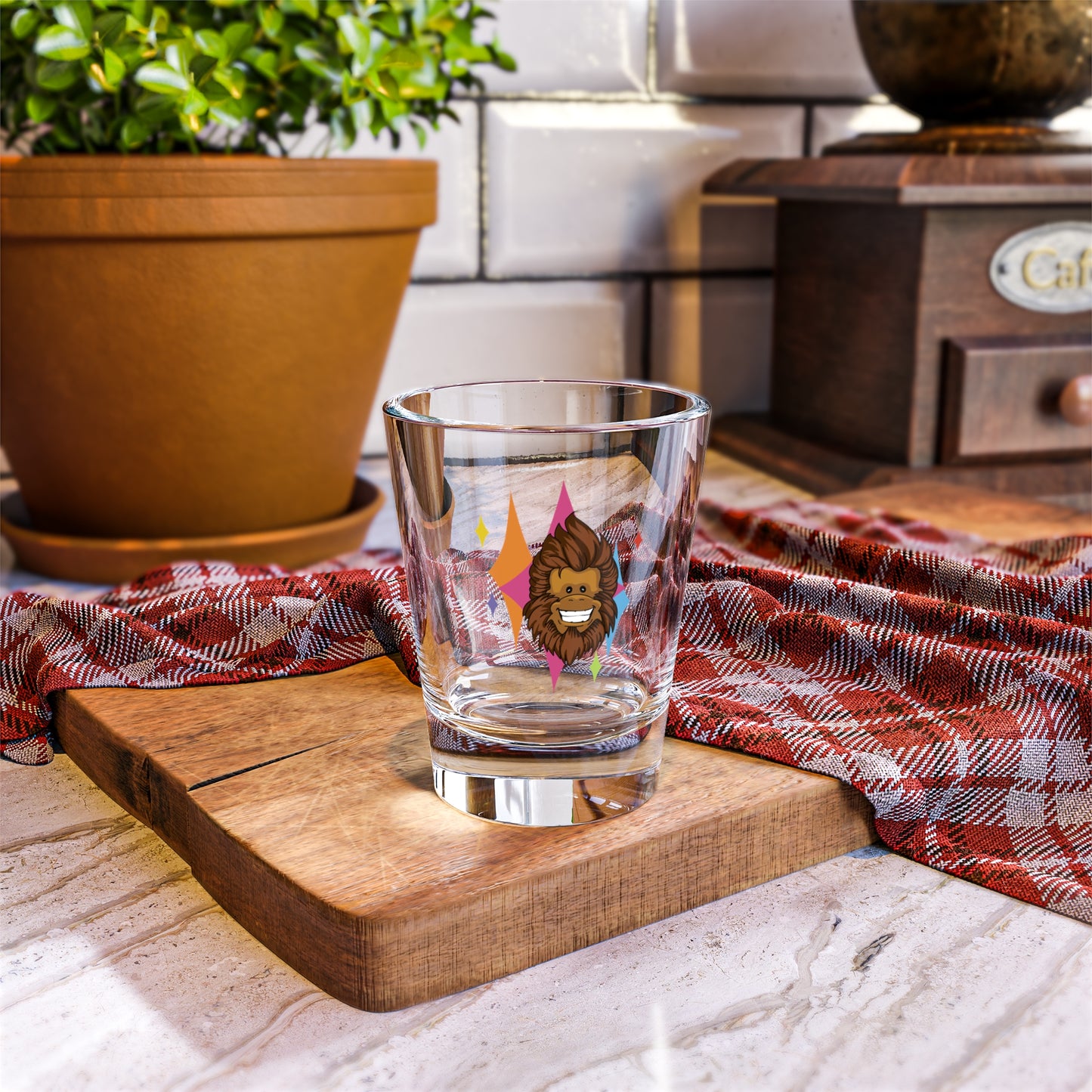 Squatch Diamonds Shot Glass, 1.5oz
