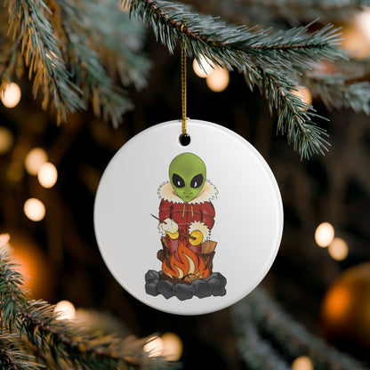 S'mores Ceramic Ornament