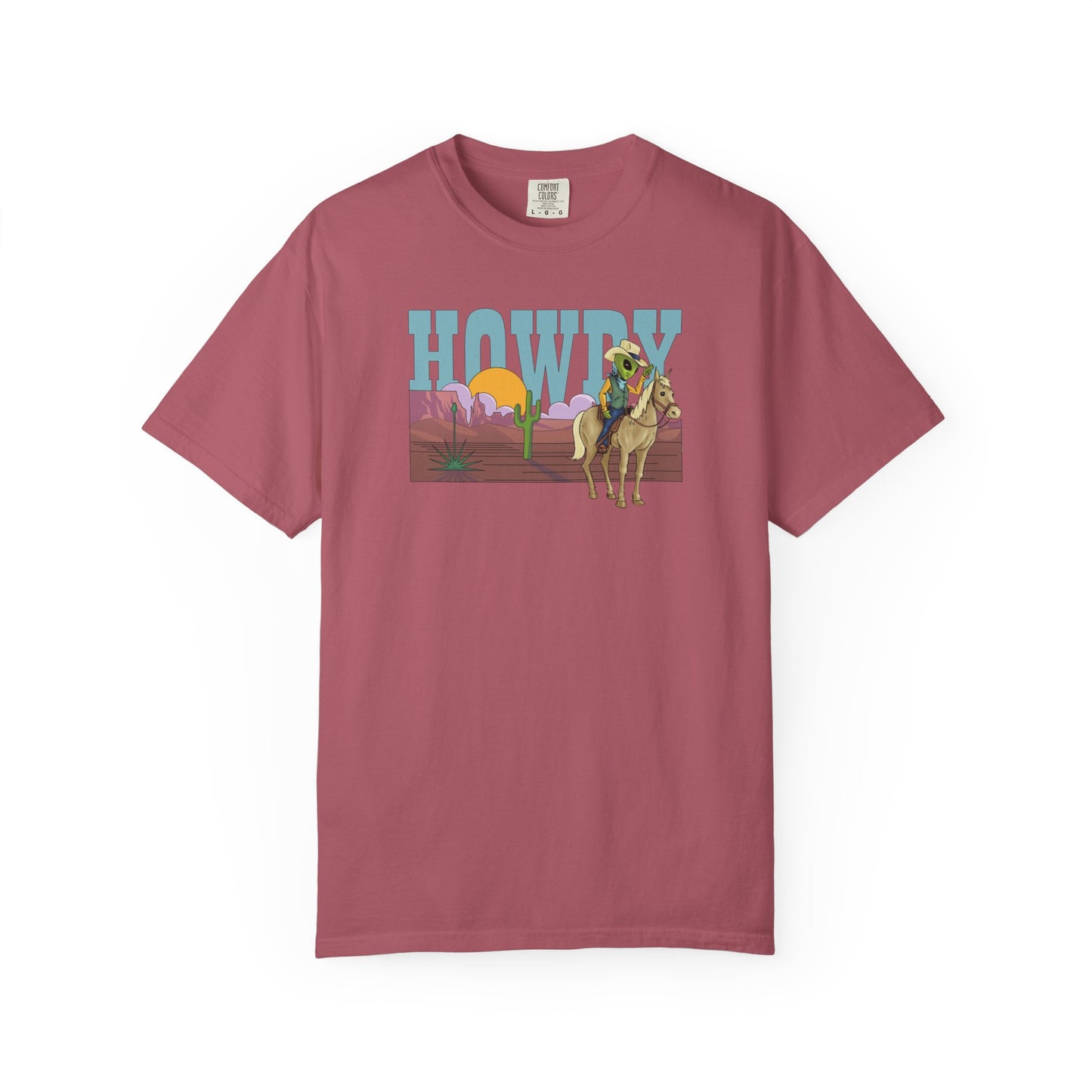 HOWDY Alien Cowboy Tee