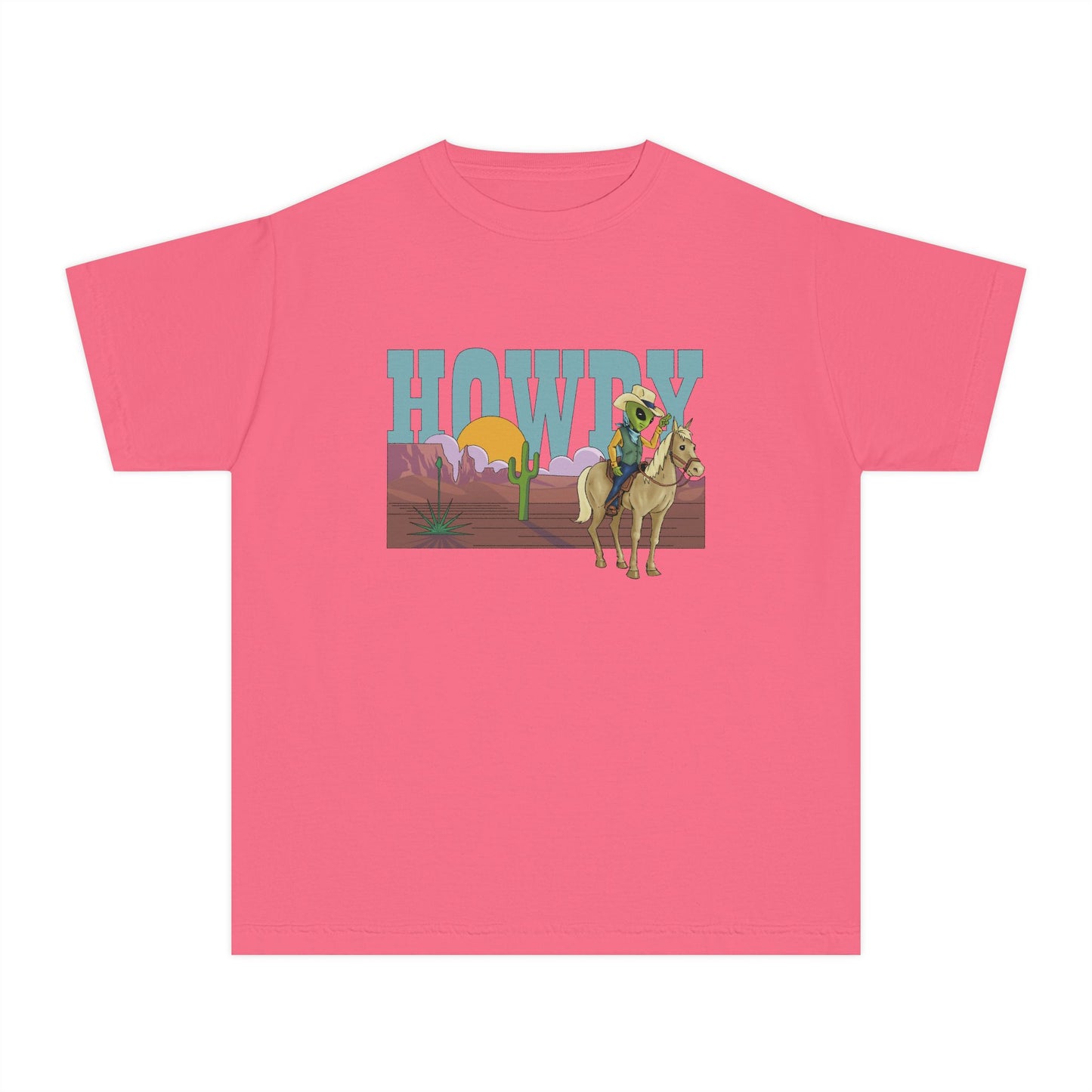 Howdy Comfort Colors Youth Tee