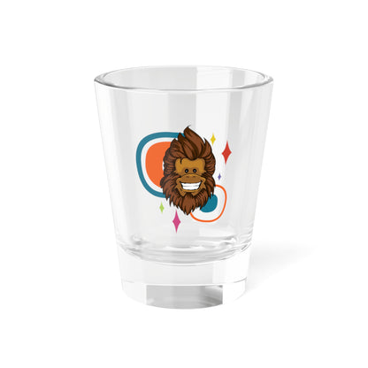 Squatch Circles Shot Glass, 1.5oz