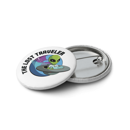 The Lost Traveler Galactic Set of pin buttons