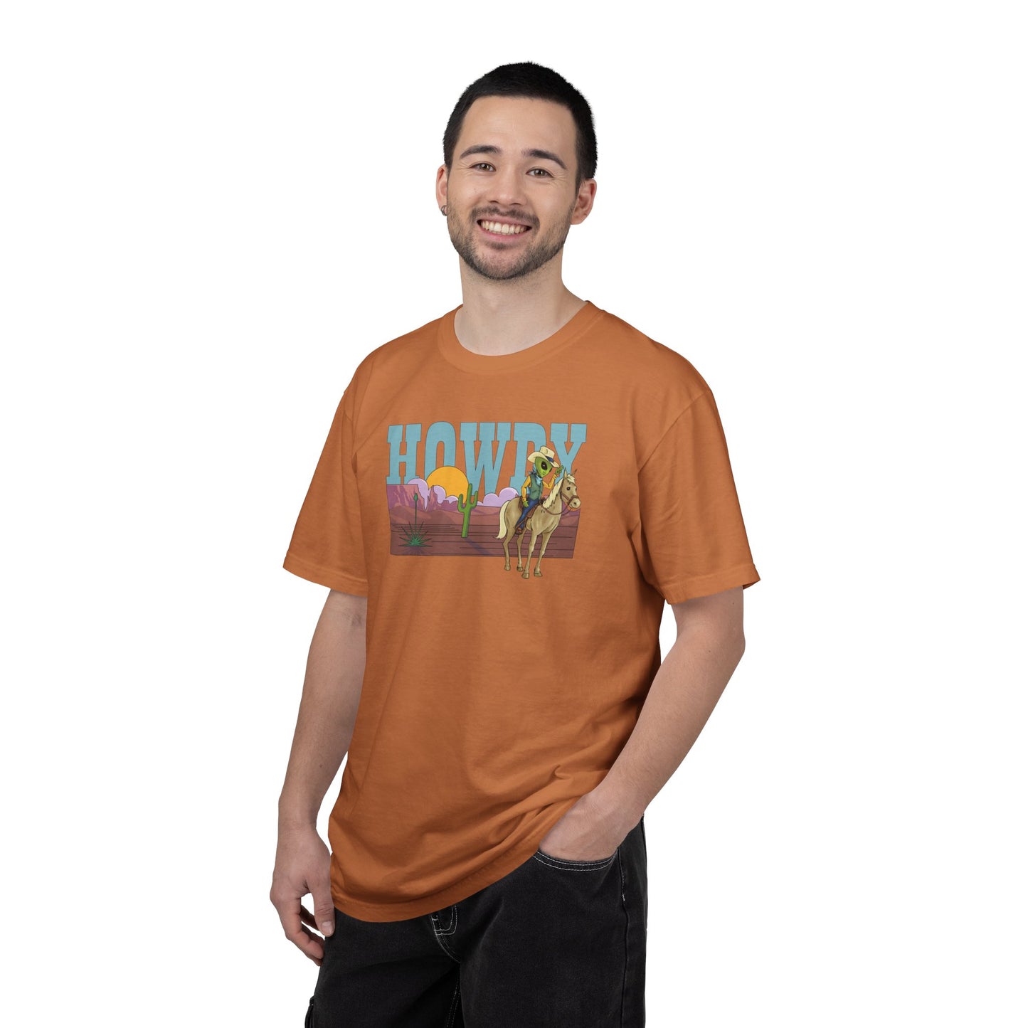 HOWDY Alien Cowboy Tee