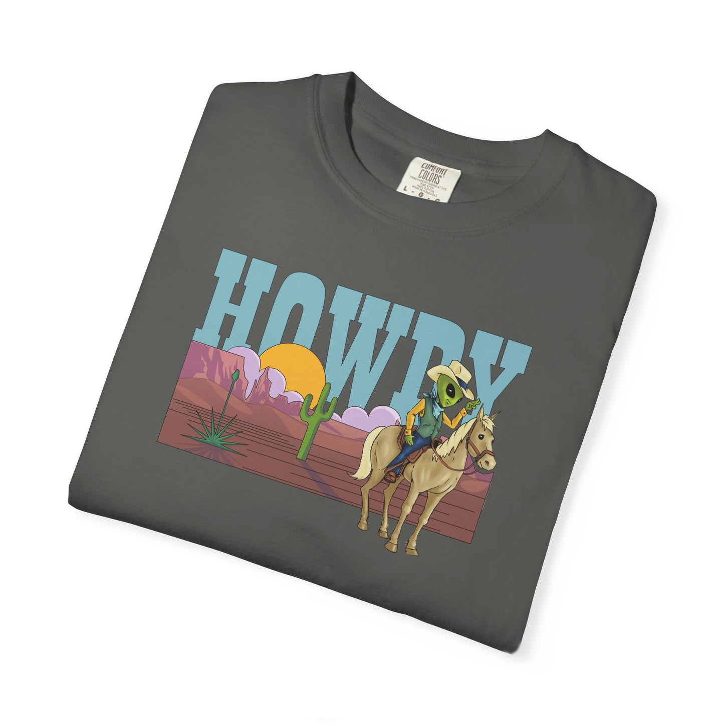 HOWDY Alien Cowboy Tee