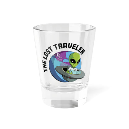 The Lost Traveler Shot Glass, 1.5oz