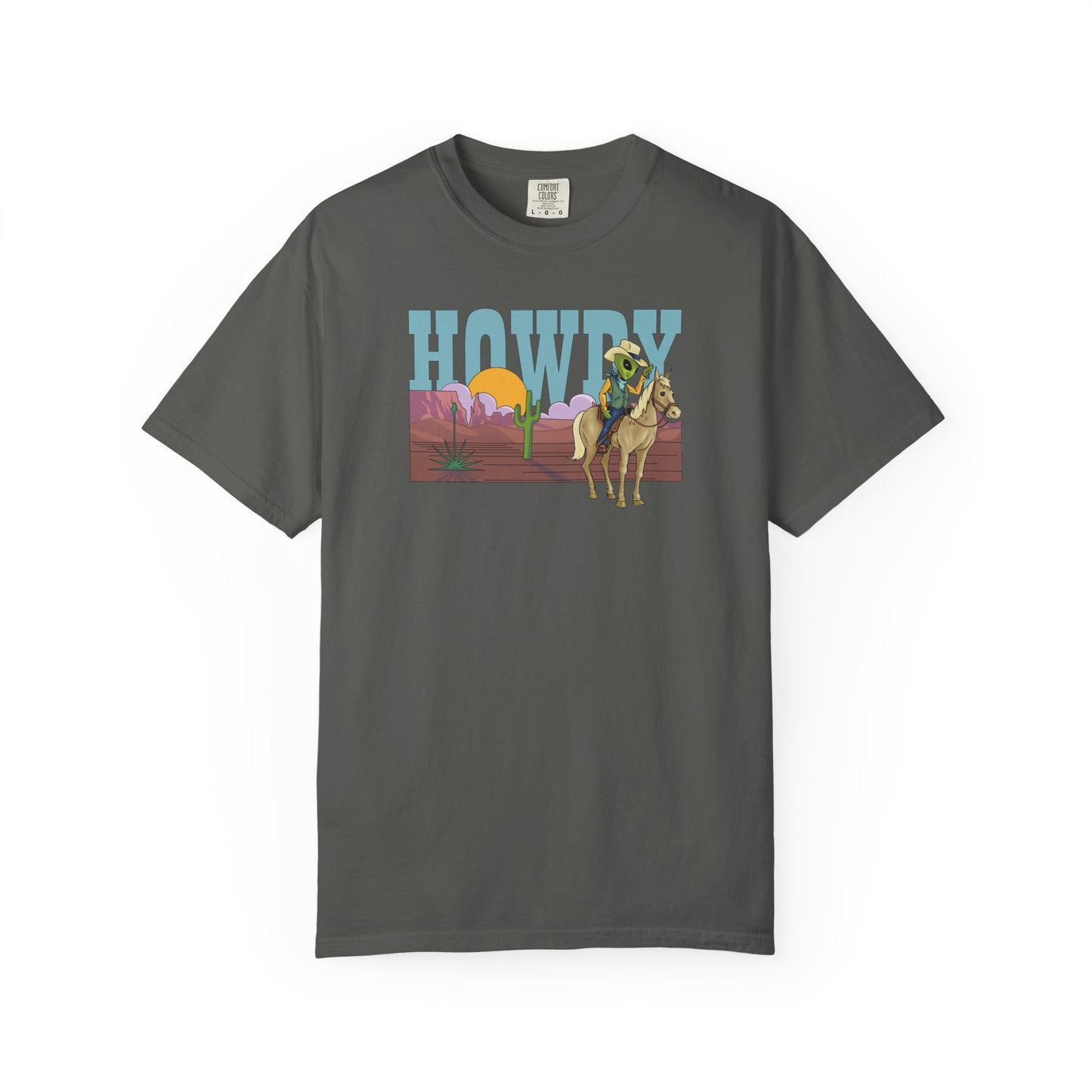 HOWDY Alien Cowboy Tee
