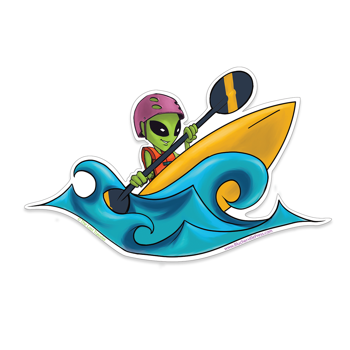 The Paddler Sticker