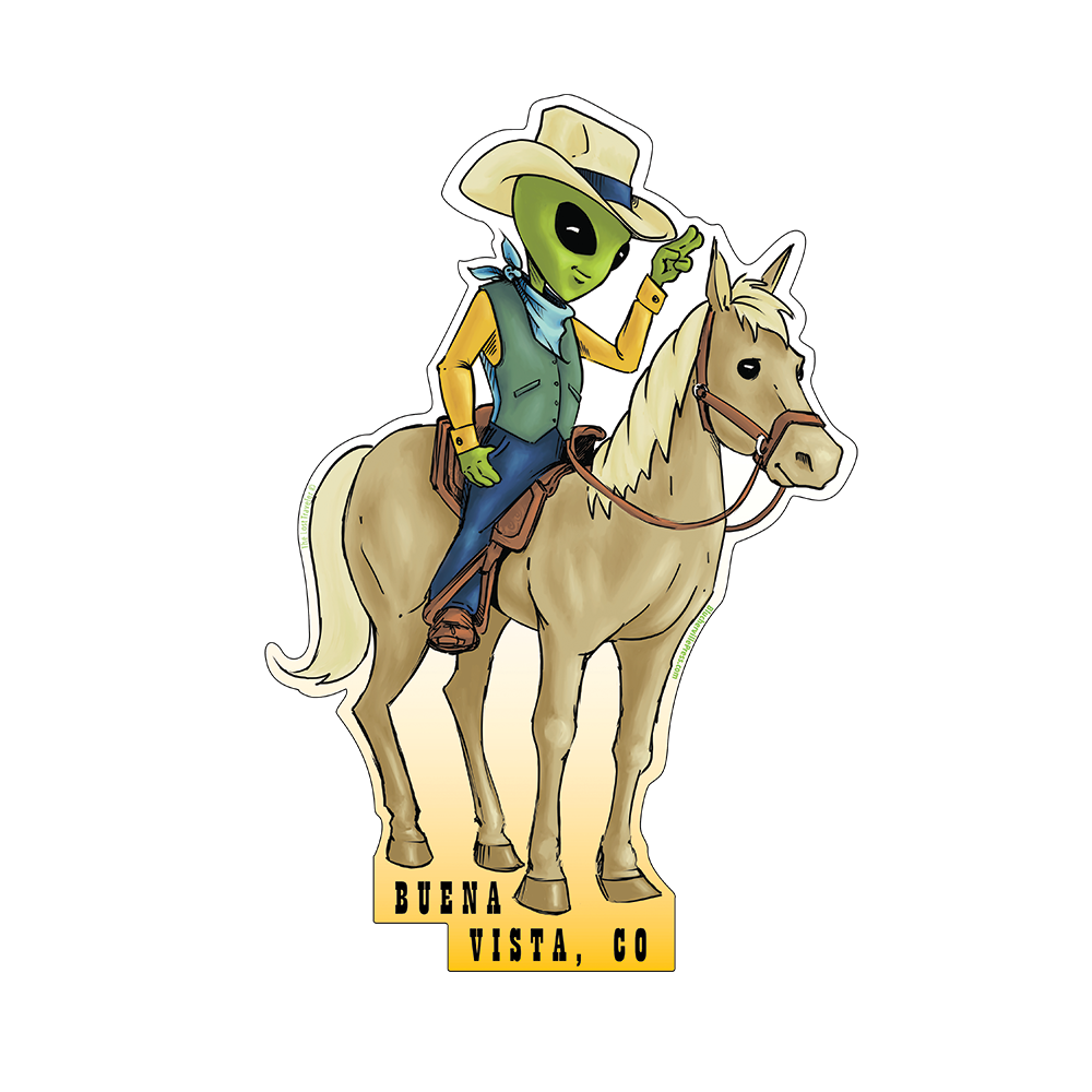 The Range Rider Sticker
