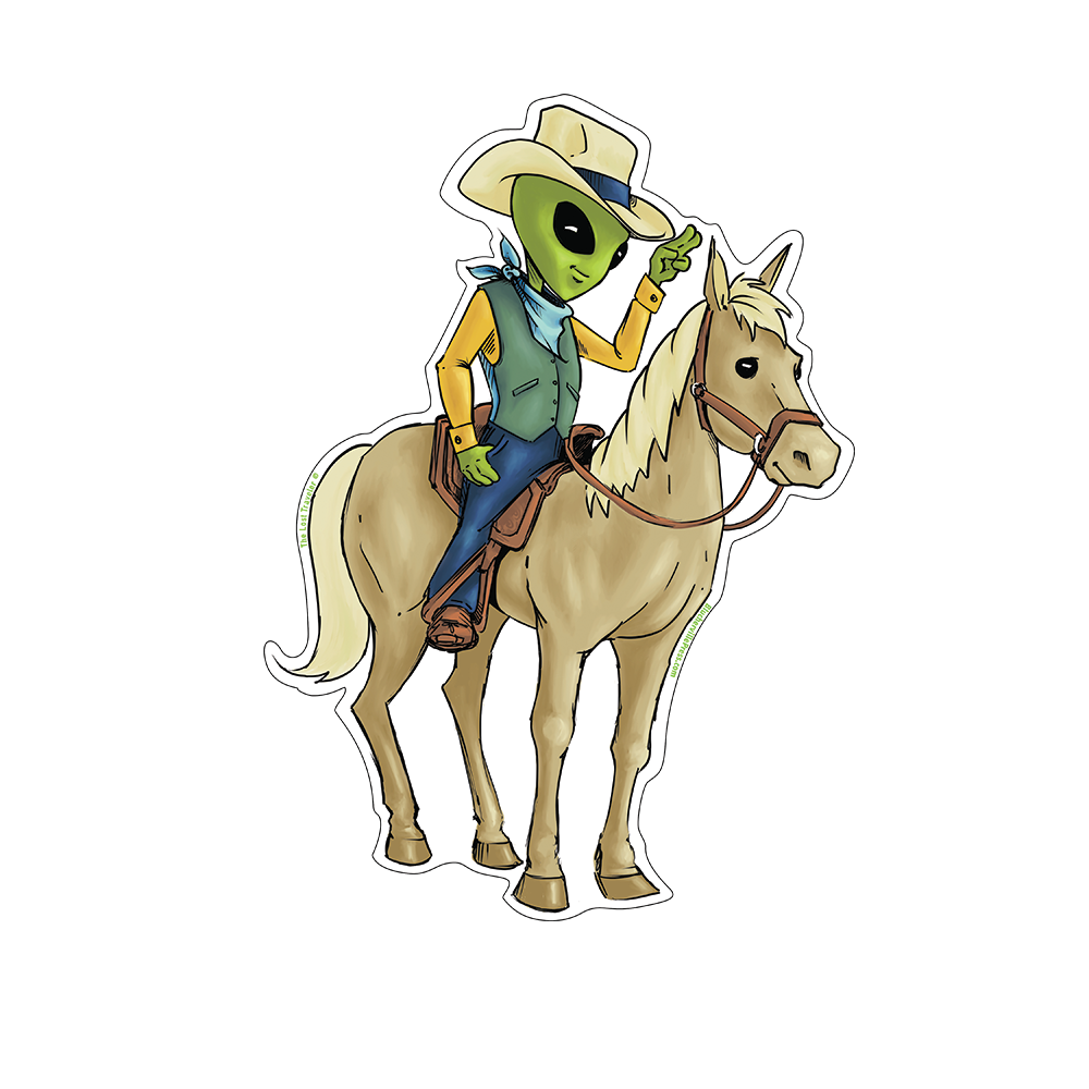 The Range Rider Sticker