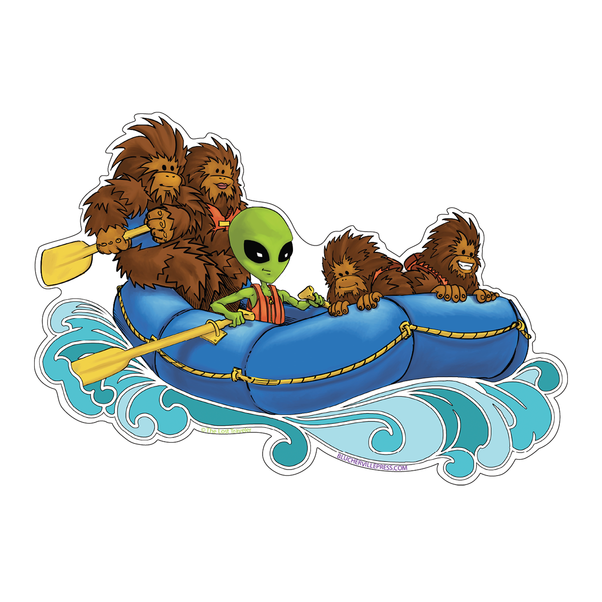 The River Rat Sticker