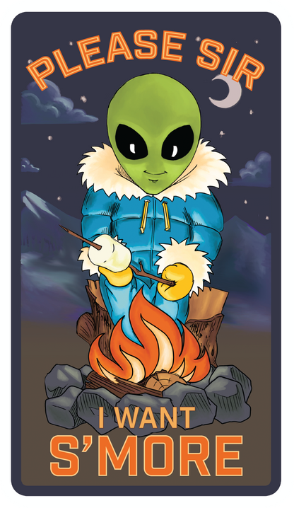 Please Sir, I Want S'more! Sticker