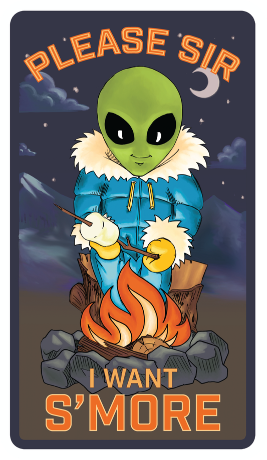 Please Sir, I Want S'more! Sticker