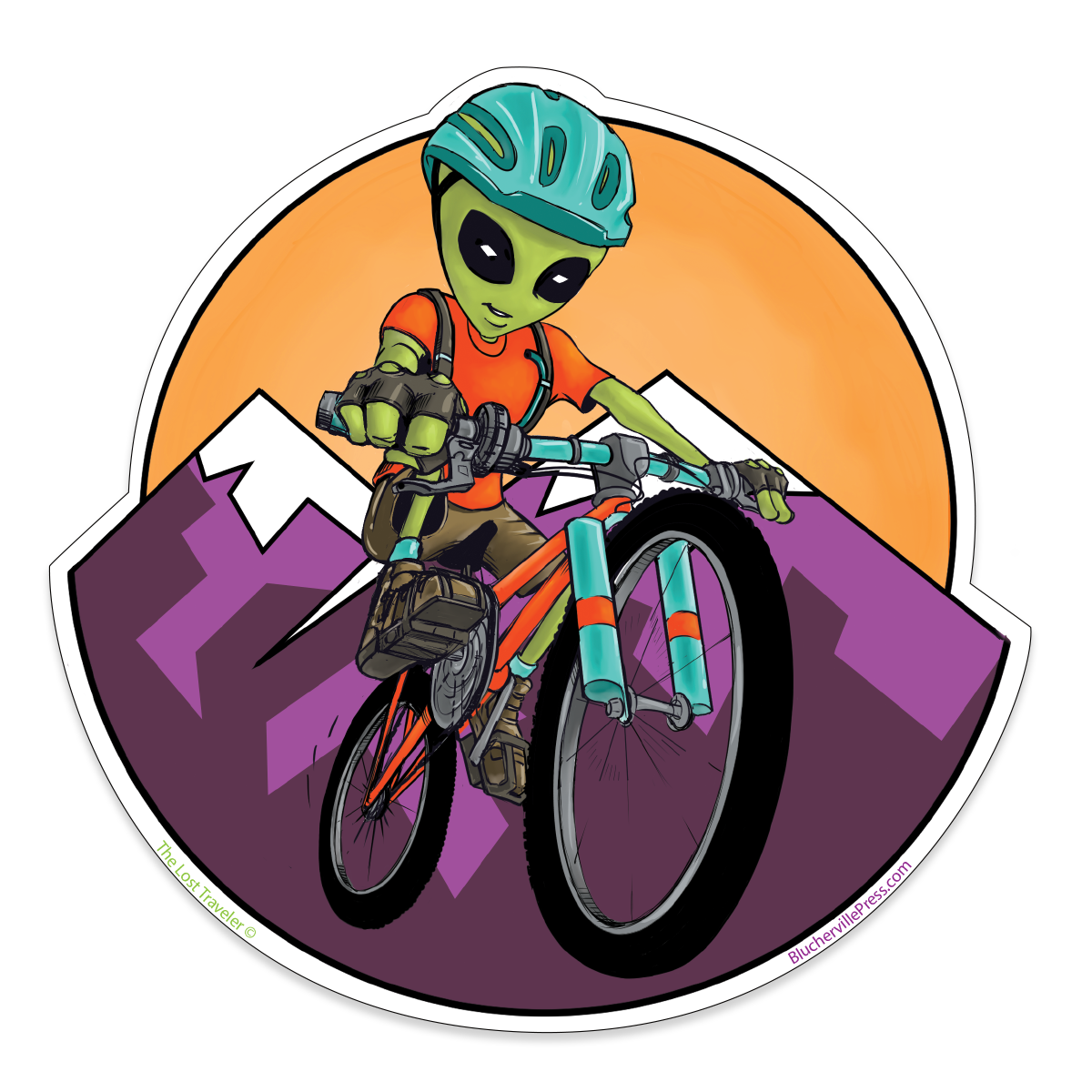 The Trail Blazer Sticker